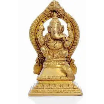 Metal Brass Ganesha Statue 